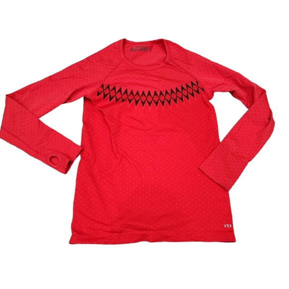 Victoria secret red women's size large long sleeve - Picture 1 of 6